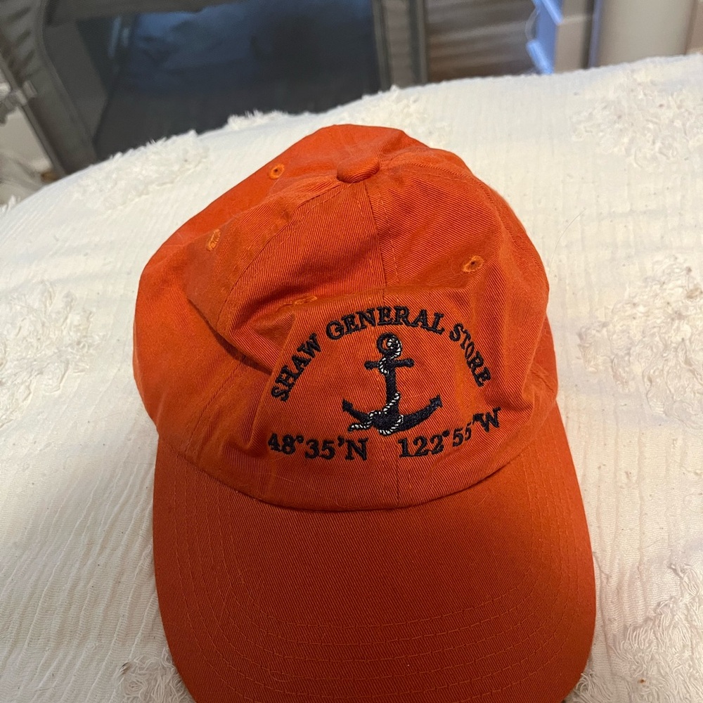 Port Authority Vibrant Orange Nautical Anchor Cap